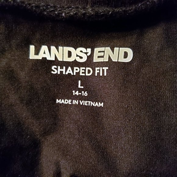 LANDS' END - WOMENS LONG SLEEVE SHAPED FIT TURTLENECK - SIZE LARGE - Picture 2 of 2